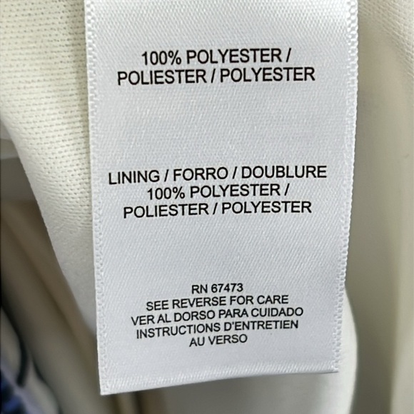 Taylor Women’s Maxi Sz 12 Blue/White  Smocked Elastic Back Polyester Boho NWT - Picture 8 of 12